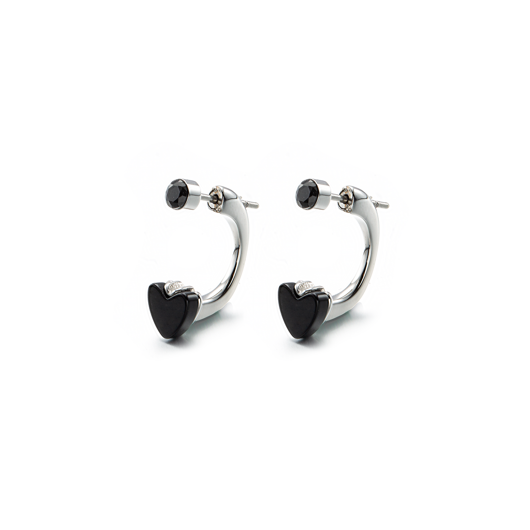 Eclipse Heart Earrings