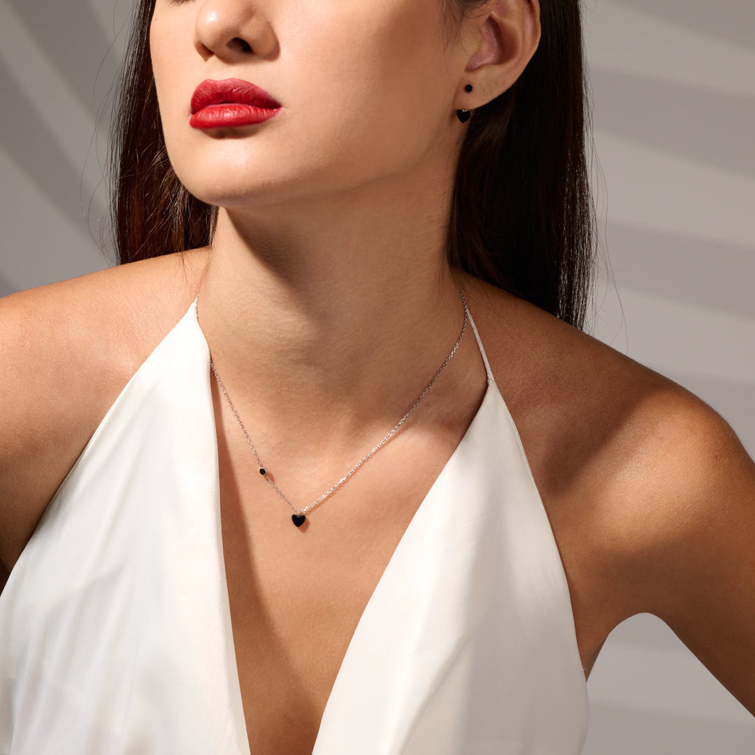 Eclipse Heart Earrings