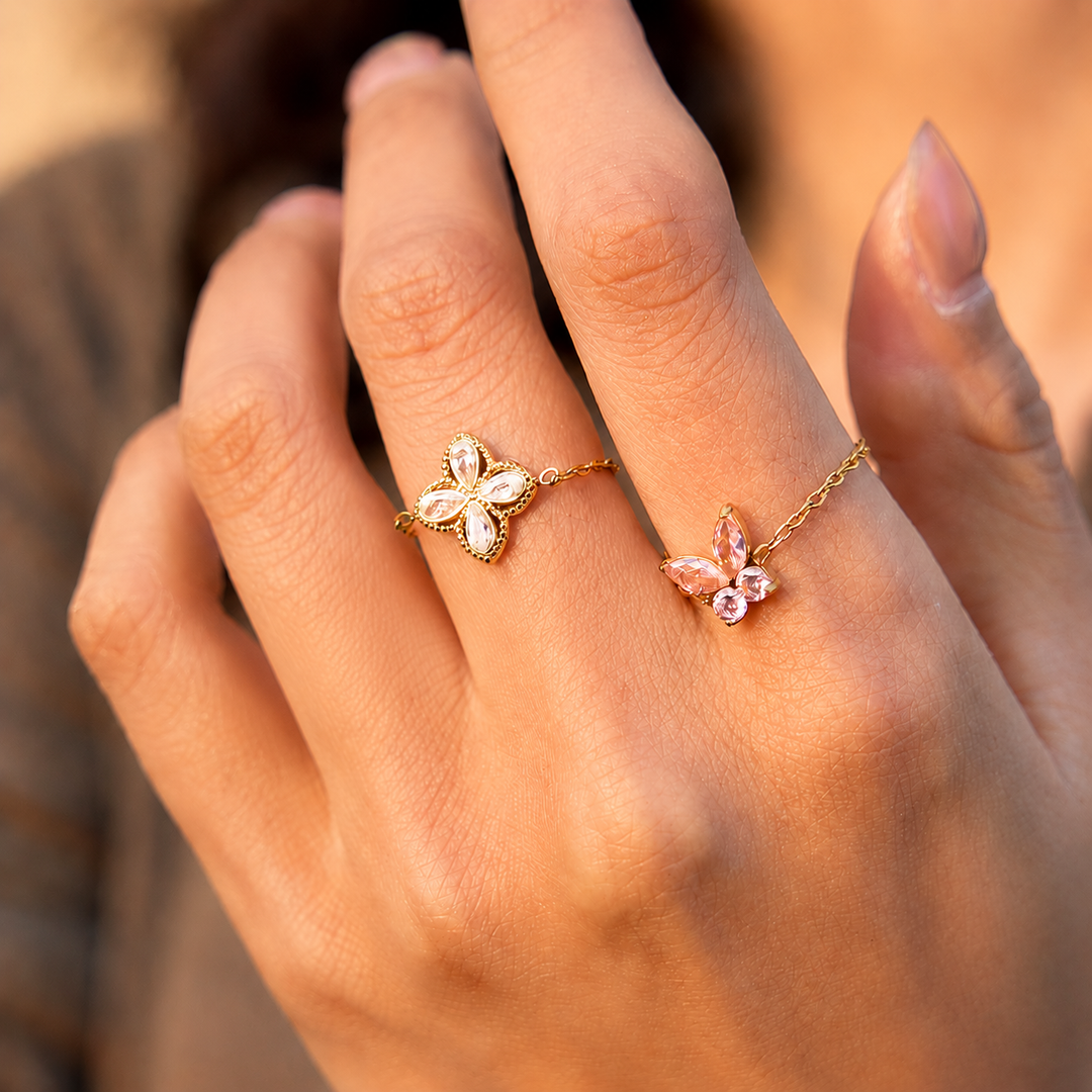 Blush Flutter Ring