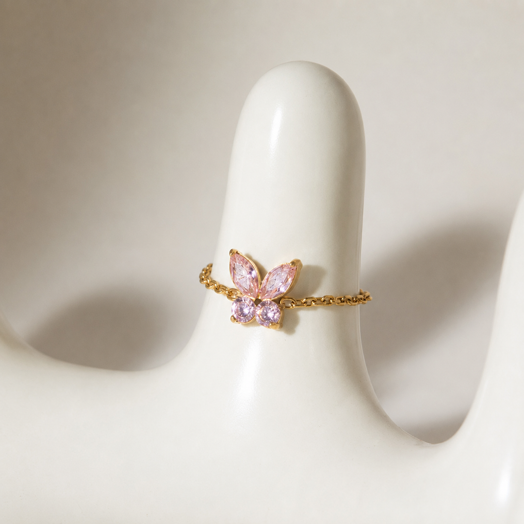 Blush Flutter Ring