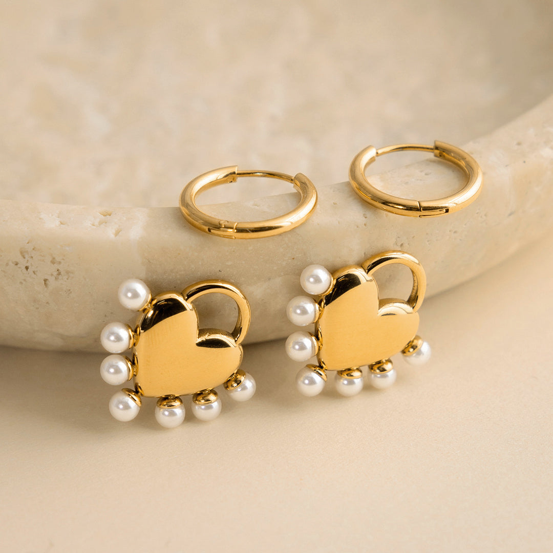 Luma Heart Earrings