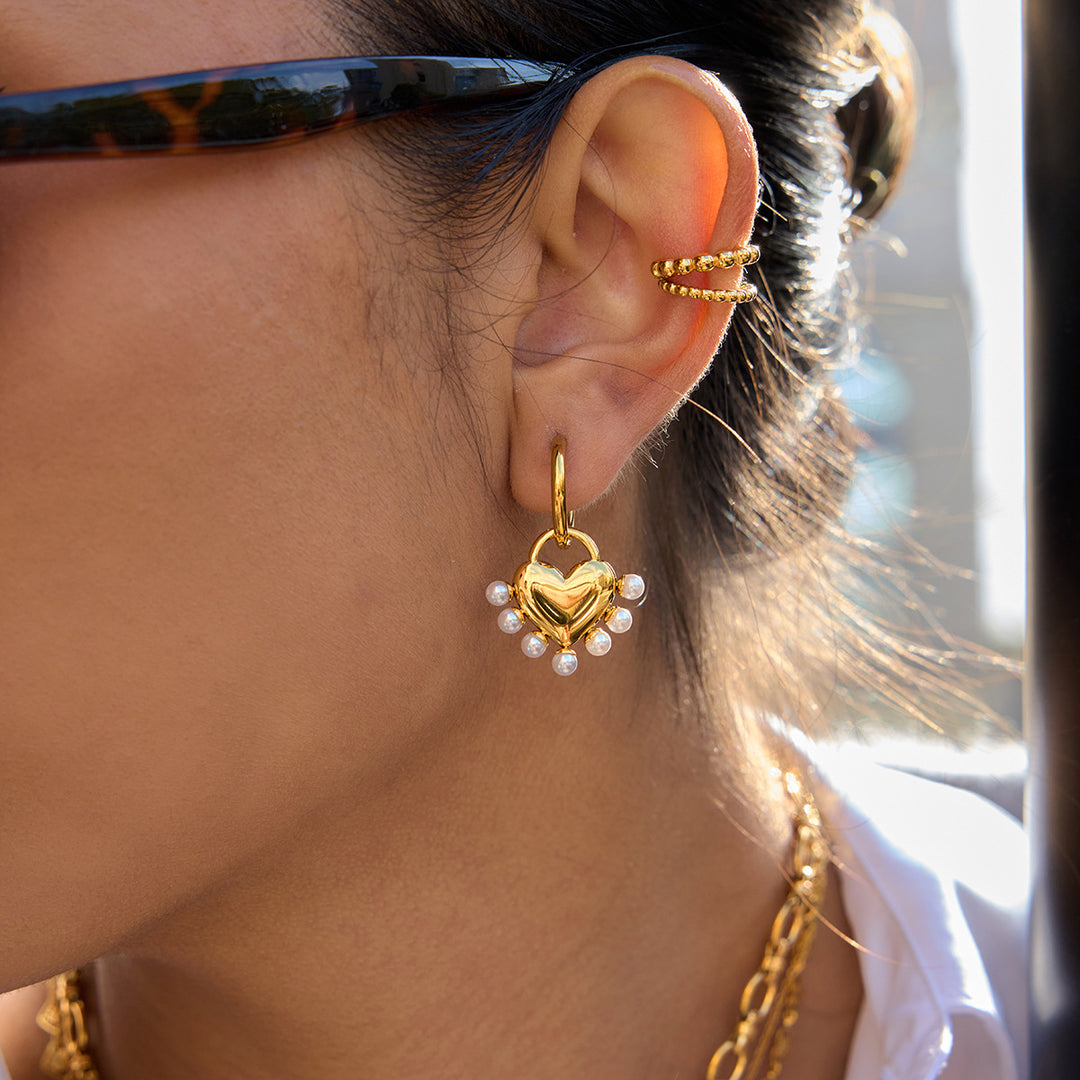 Luma Heart Earrings